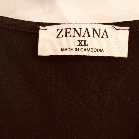 Zenana Outfitters Classic Black Long Sleeve Dress - Picture 2 of 3